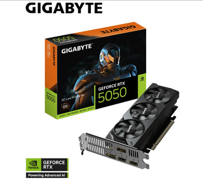 Gigabyte GeForce RTX 5050 LowProfile OC 8GB GDDR6 PCIe 5.0 2xHDMI 2xDisplayPort