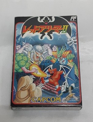 RED ARREMER II 2 Gargoyle's Quest mit Box Anleitung Famicom FC Cartridge gete...