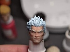 1/12 Painted Max Eisenhardt Male Head Carving Model Toys