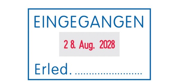 Trodat Datumstempel Professional 4.0 5460/L1 'Eingegangen'-image