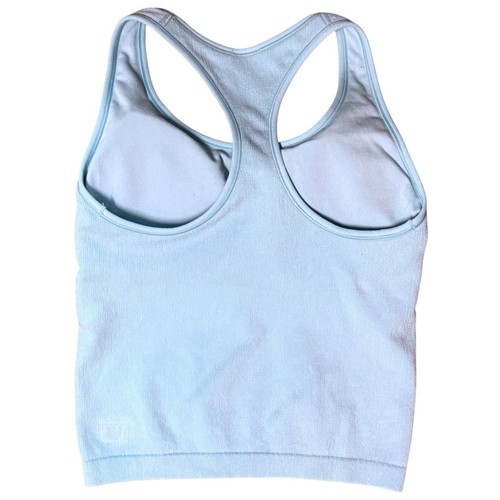 Damen Seamless Racerback Rib Tank Top - All In Motion Steel Blue XL - Bild 5 von 6