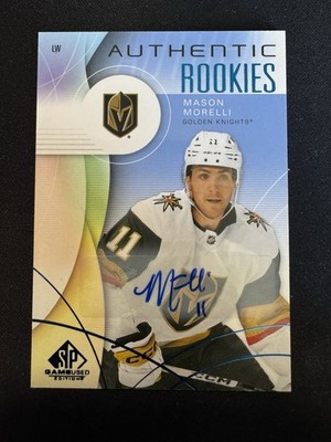 Mason Morelli 2024-25 UD SP Game Used Authentic Rookies Auto RC Card #212