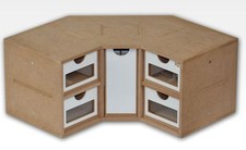 Hobbyzone Corner Drawers Module Crafts Workstation Modular System Art Studio