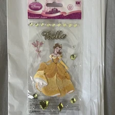 Disney Princess Belle With Gems Scrapbooking Stickers By EK Success