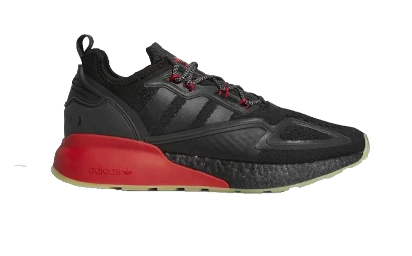 Las mejores ofertas en Adidas ZX 2K Boost Black Scarlet | eBay