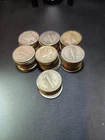 Lot of 65 AU/BU Mercury /Winged Liberty Head 90% Silver Dimes 1916-1945