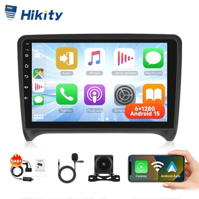6+128GB Für Audi TT 8J 2006-2014 Autoradio Carplay Android GPS NAVI BT WIFI DAB+