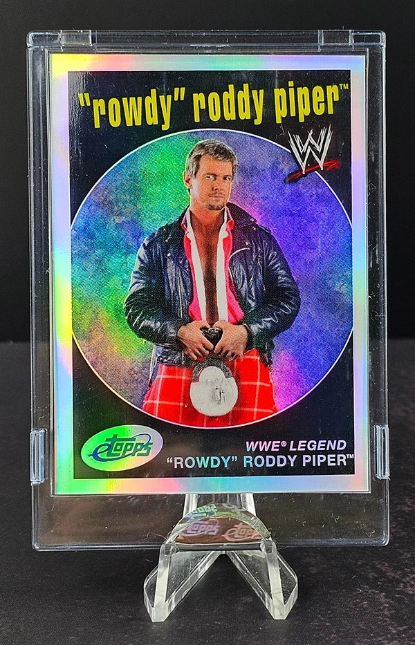 "Rowdy" Родди Пайпер ~ 2007 Topps E-Topps WWE WWF WCW HOF /999 - Изображение 2 из 4