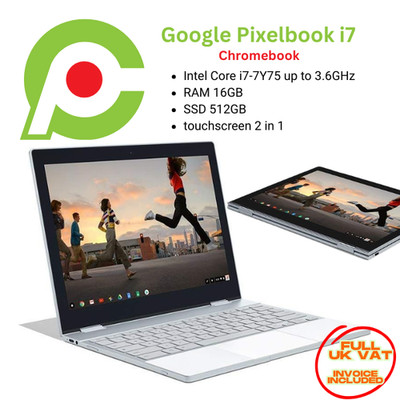 Google Pixelbook i7 Touch Chrome Book i7 bis zu 3,6GHz 16GB / 512GB