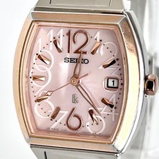 Seiko LUKIA Solar Dress Watch Womens 24mm S1966 wrist 15cm Japan Made