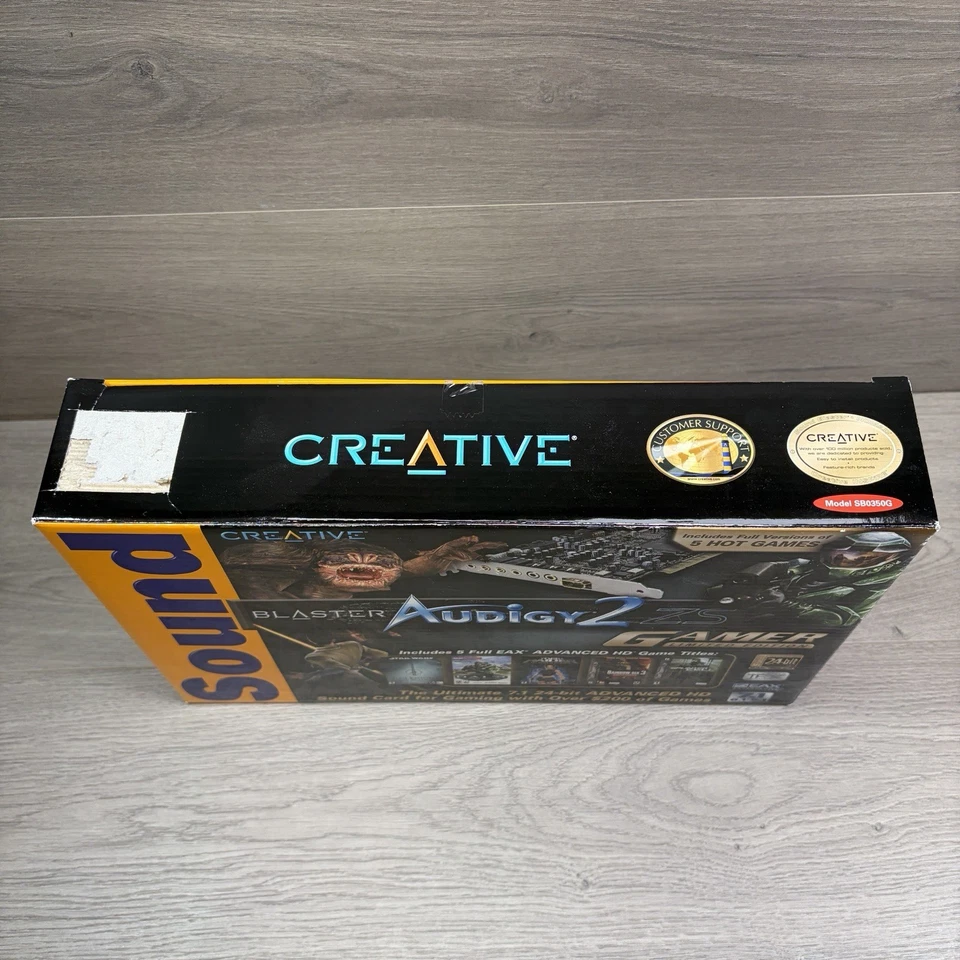 Creative Soud Card PCI Blaster Audigy 2 ZS Gamer SB0350 (No Joystick Bracket) - Image 2 of 4