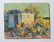 "The Old Shed" Original Oil Painting on Board Landscape 11x14 Richard Bergquist