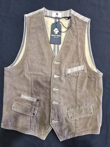 Garry's Earth Vest Handcrafted Made In Italy Size M Cod.41 - product listing photo