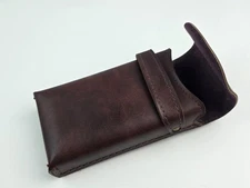 Vintage faux Leather Carrying Case for Calculators Texas Instruments Casio