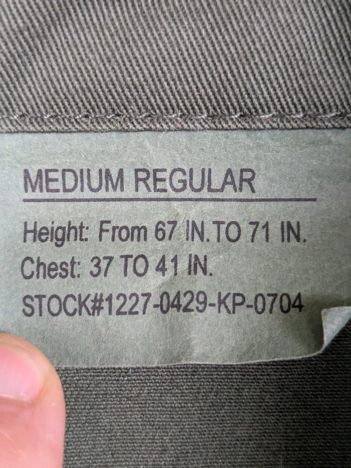 Camisa Rothco Militar BDU Uniforme Táctico Verde Ejército Abrigo Fatiga Chaqueta Foto 3 de 4