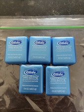 OLD VERSION Oral-B Glide PRO HEALTH ADVANCED Floss Fresh Mint Lot Of 5 New Blue