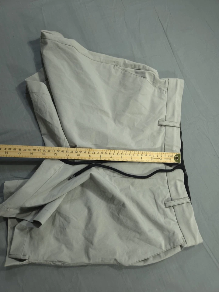 Шорты мужские James Perse 2 бетонные средние для гольфа на шнурке функциональные серые - Изображение 4 из 4