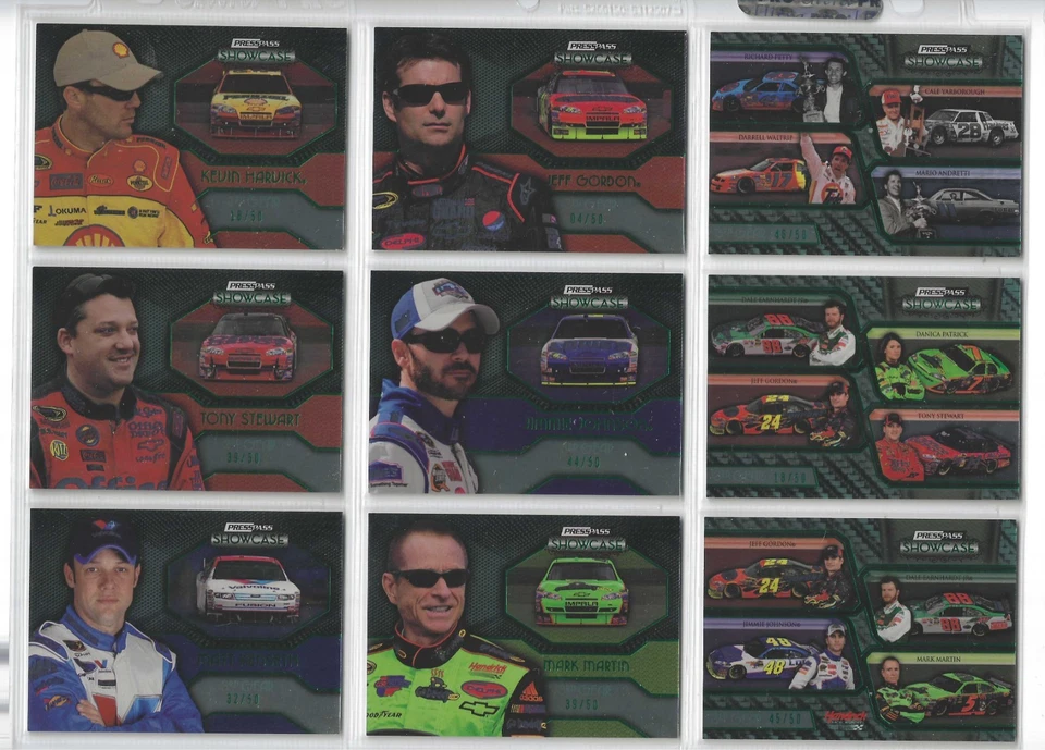 *2010 Showcase GREEN PARALLEL #1 Mark Martin #31/50! ONE CARD ONLY!* - Image 2 of 4