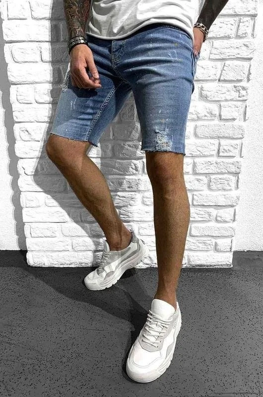 Men Pepe Jeans Shorts Navy Denim 29 #VXJP - Image 1 of 4