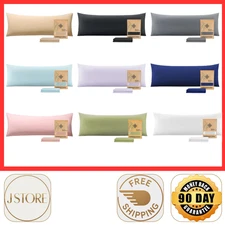 Body Pillow Cover, Ultra Soft Microfiber Long Pillowcase, 20x54 inch (Dark Gray)