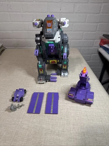 Transformers Trypticon Dinosaur 1986 Vintage Hasbro G1  Action Figure Works Read