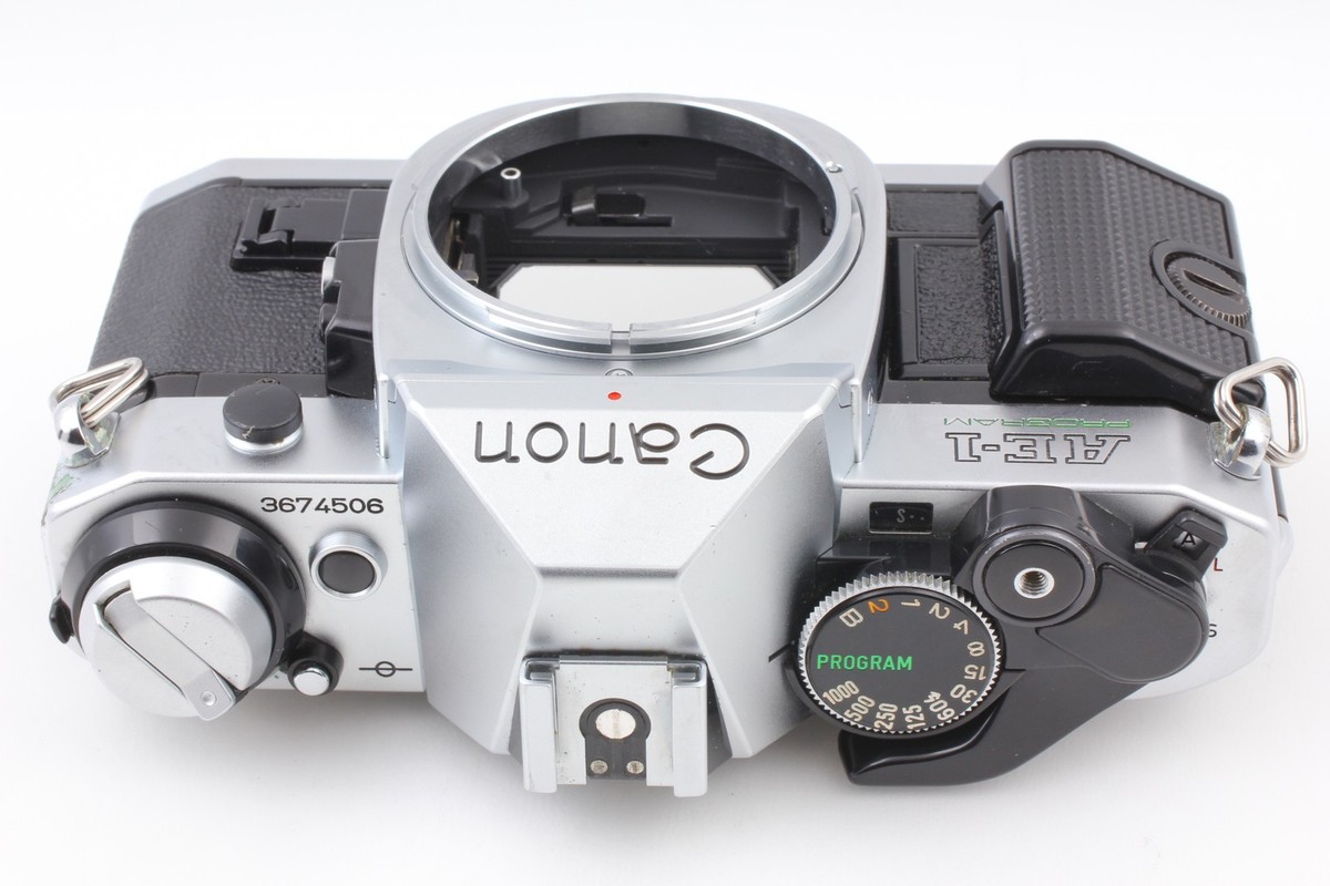 Near MINT* Canon AE-1 Program Film Camera Silver w/ New FD
