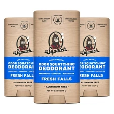 Dr. Squatch Natural Deodorant for Men - Odor-Squatching Aluminum Free - Fresh...