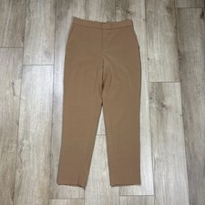 Banana Republic Pants Tapered Leg Pull-On Brown Tan Pockets Casual Women Size 4