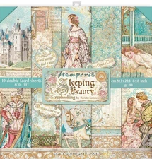 Stamperia Double-Sided Paper Pad 8"X8" 10/Pkg-Sleeping Beauty, 10 Designs/1 Each