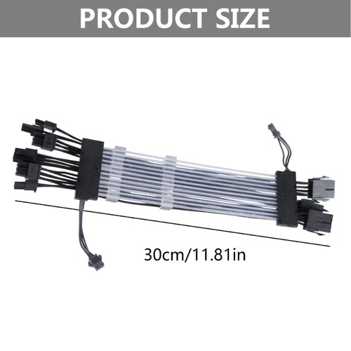 3x8Pin Sleeved Cable 8Pin ARGB Cable for PC Case - Picture 8 of 8