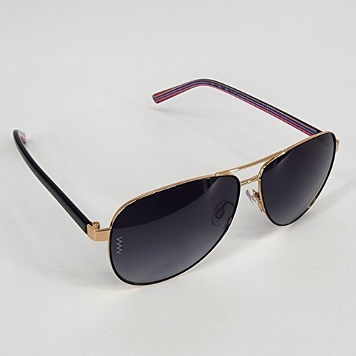 Missoni Gold and Black Frame Women's Aviator Sunglasses - Picture 2 of 12