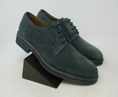Bergdorf‎ Goodman Men\'s Lace Up Blue Suede Derby Shoes Classic Bergdorf Goodman Blue Suede Lace Up Derby size 8 US 2805 | eBay main image 2