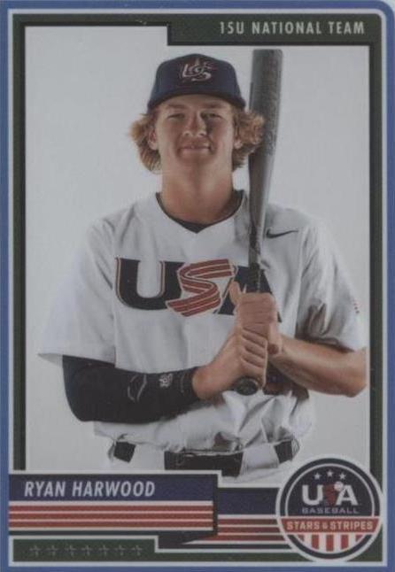 2023 Panini USA Baseball Stars & Stripes - Ryan Harwood #29 - 1 of 1