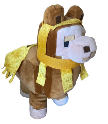 Minecraft 10th Anniversary ぬいぐるみ Minecraft 10th Anniversary Llama Plush Limited Edition Brown Gold