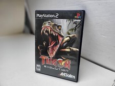 TUROK EVOLUTION game for Playstation 2 PS2 CIB W/REG CARD (TESTED) NTSC USA #D7
