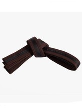Century Double Wrap Brown/Black Stripe Karate...