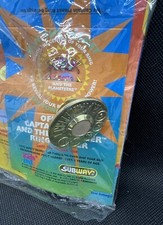 1993 Captain Planet and the Planeteers WHITE power ring. Subway. New in Package