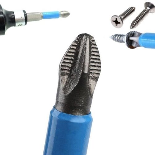 10 pezzi 50 mm PH2 S2 testa a croce gambo esagono punte cacciavite resistenti agli urti magnetico Regno Unito - Foto 6 di 8