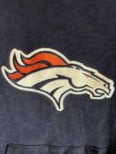 NFL Denver Broncos Logo Child  s hoodie pullover sweatshirt. Youth/Boy Size XL.