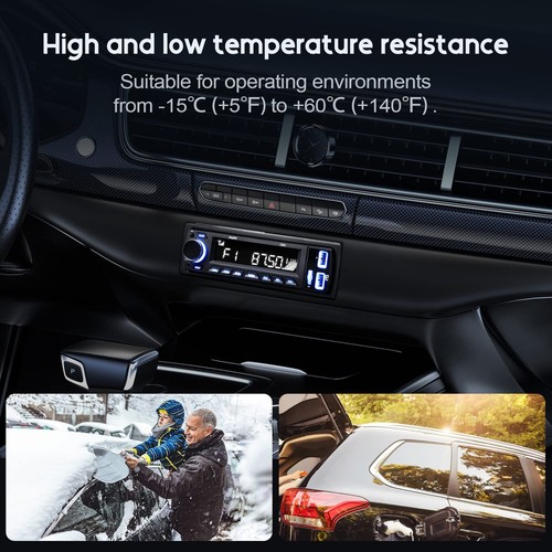 DAB+ Autoradio RDS AM FM Bluetooth Freisprecheinrichtung 2 USB SD AUX IN 1 DIN - Bild 8 von 9