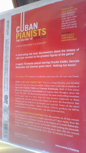 Cuban Pianists - The History of Latin Jazz DVD Chucho Valdes Gonzalo Rubalcaba - Foto 3 di 3