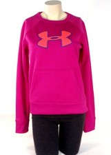 Under Armour Cold Gear Storm Fuchsia Rose Pullover Sweatshirt Women's NWT