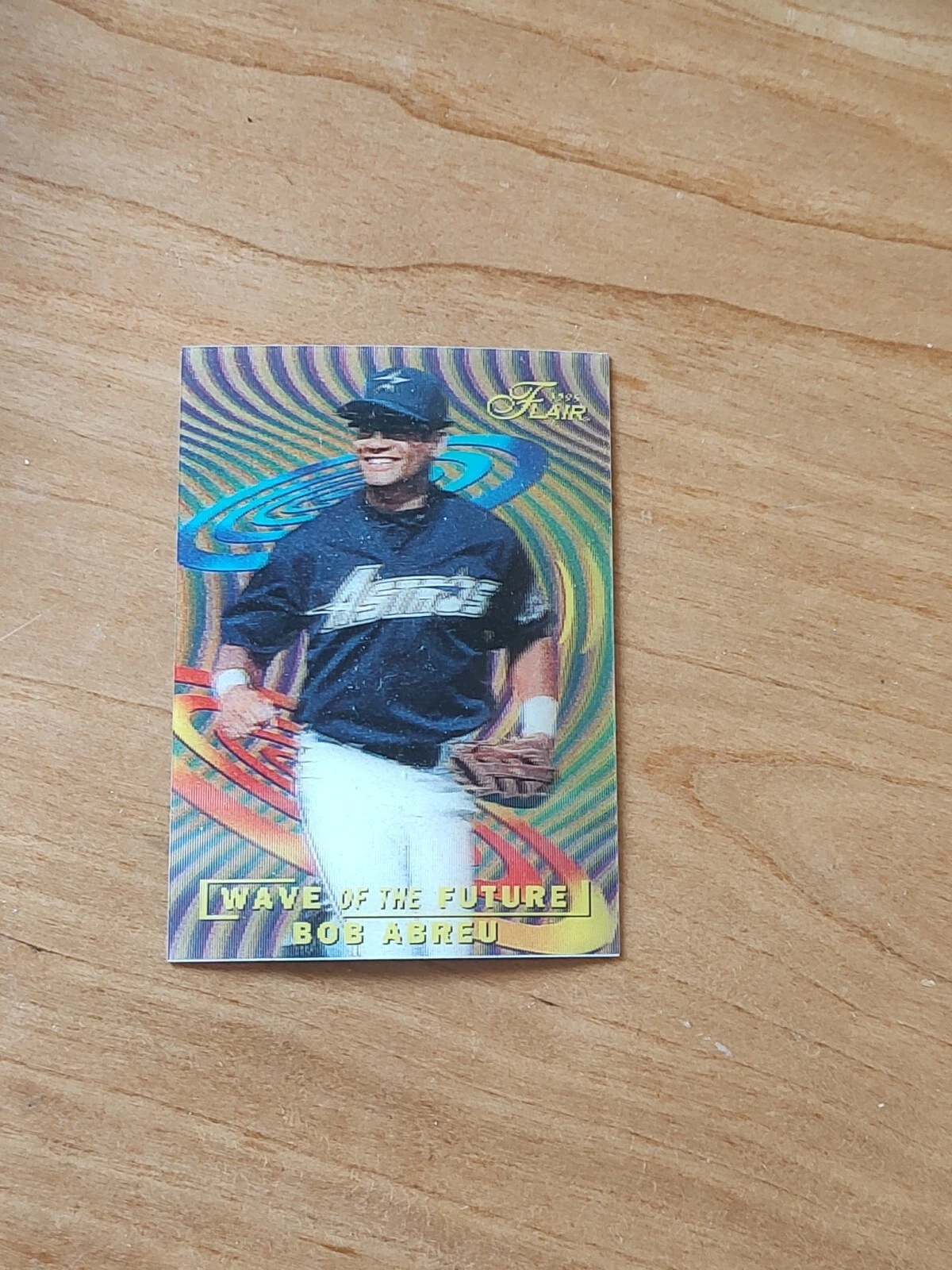 1996 Fleer FLAIR BOB BOBBY ABREU WAVE OF THE FUTURE ROOKIE #1