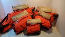 Arcadia Trail Reflective Dog life jacket XS, S, M, and L High visibility orange