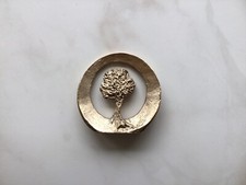 Andrea Zrenner  STEH-PLAKETTE Baum Bronze - Plastik Maria Laach