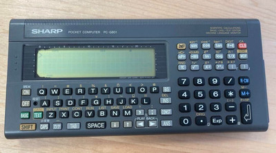 SHARP Pocket Computer PC-G801 PokeCon C-Language Working Tested from JAPAN Ge...