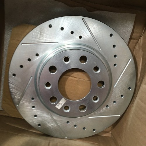 Disc Brake Rotor Set-Rear Drilled, Slotted pair AR83089XL AR83089XR - Picture 4 of 6