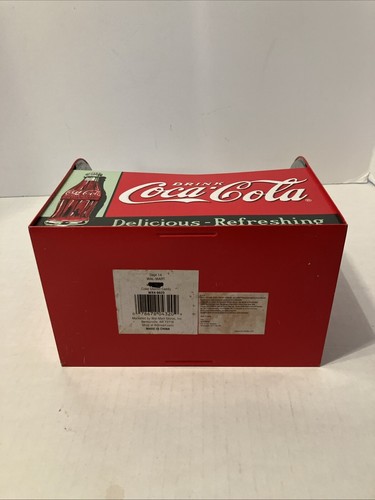 Soporte para carrito de cubiertos de utensilios de Coca Cola de colección mango de madera de metal 2003 8,5" - Imagen 15 de 18