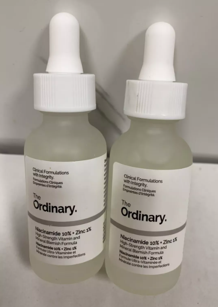 Sérum The Ordinary Niacinamide 10% + Zinc 1% - 30 Ml, Pour Peau Lumineuse, Neuf Sous Blister