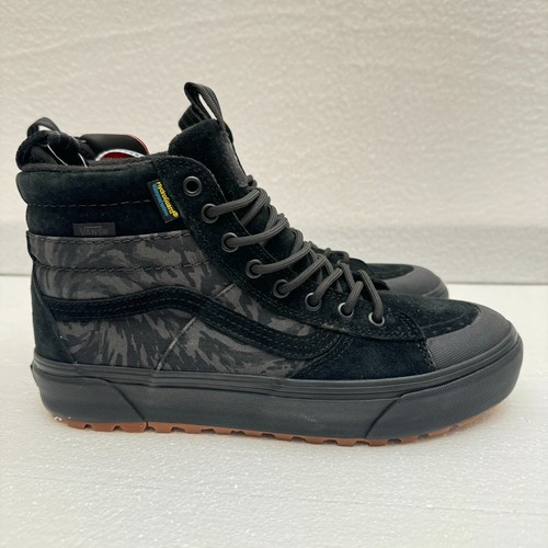 Neu mit Etikett Vans Herren 8 SK8 Hi MTE 2 schwarz Tarnmuster Primaloft alle Trainingsschuhe Wandern - Bild 6 von 14